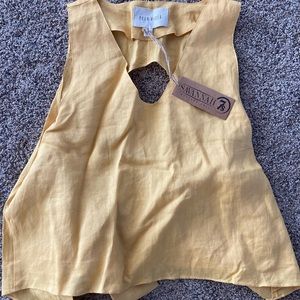 Moon River Tie Back Crop Blouse Savannah 7s